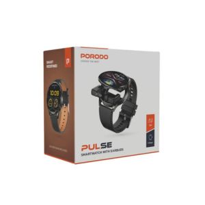 ساعت هوشمند و هندزفری بلوتوث پرودو Porodo Pulse Smartwatch With Earbuds